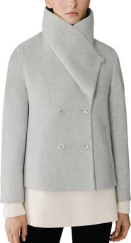 Soia & Kyo Tala Double Breasted Wool Blend Coat