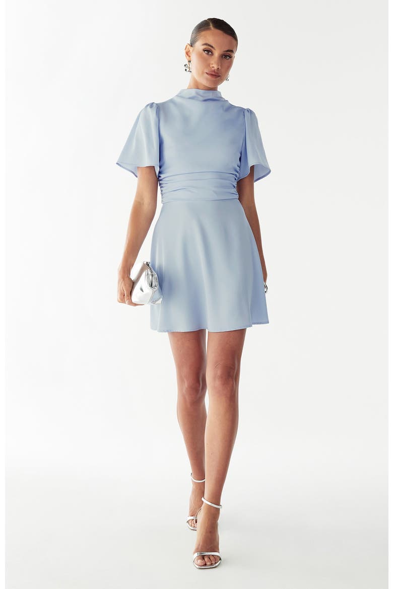Saray Mini Dress, Main, color, Icy Blue