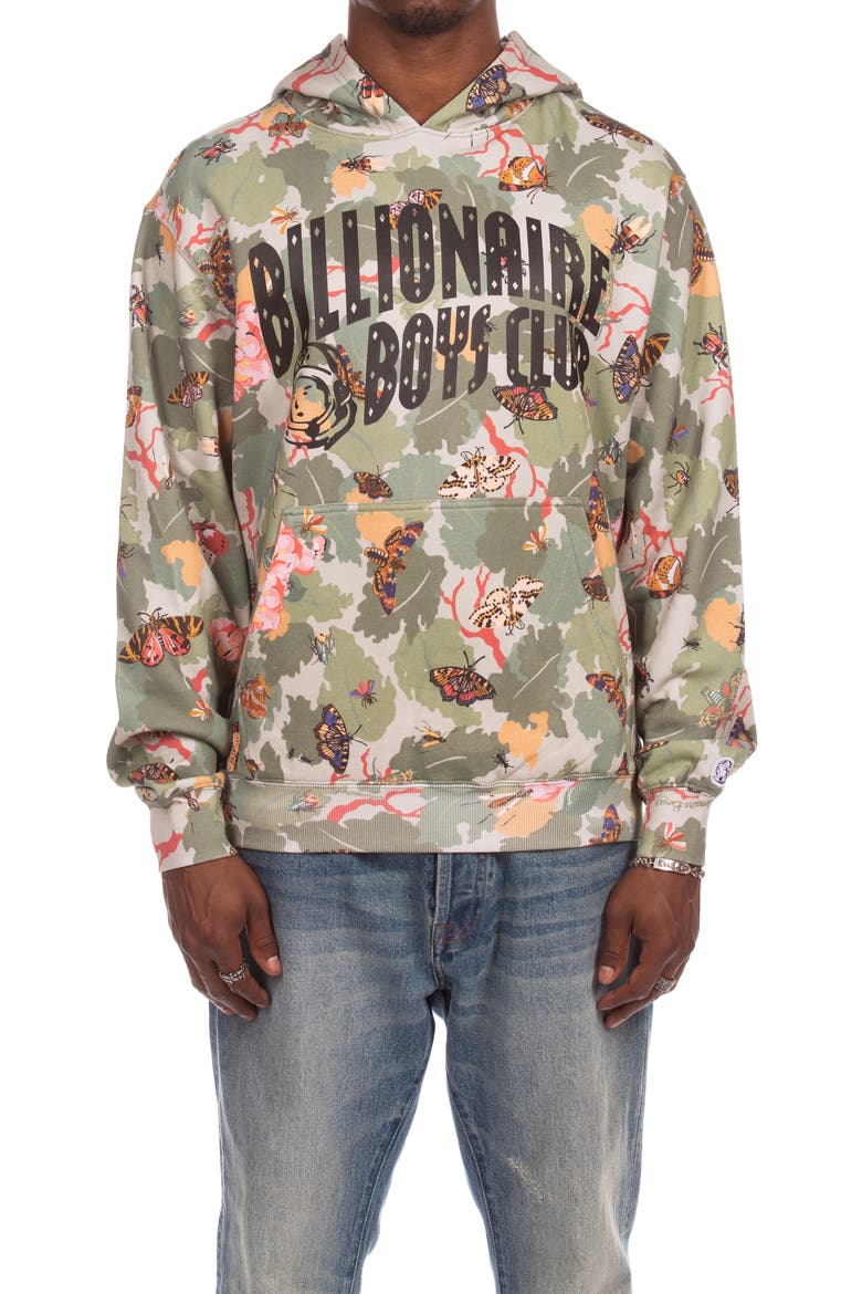 Buzzy Graphic Hoodie, Main, color, PALE MARIGOLD