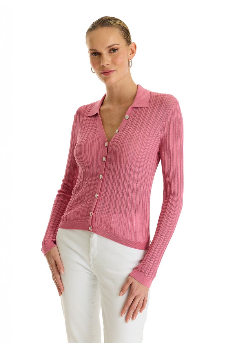 The Noli Shop Karolina Polo Shirt, Main, color, Pink