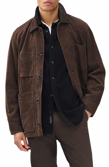 rag & bone Graham Suede Chore Jacket