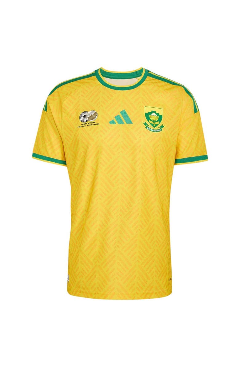 adidas Men's adidas  Yellow South Africa National Team Home On-Field Authentic Jersey, Alternate, color, Yellow
