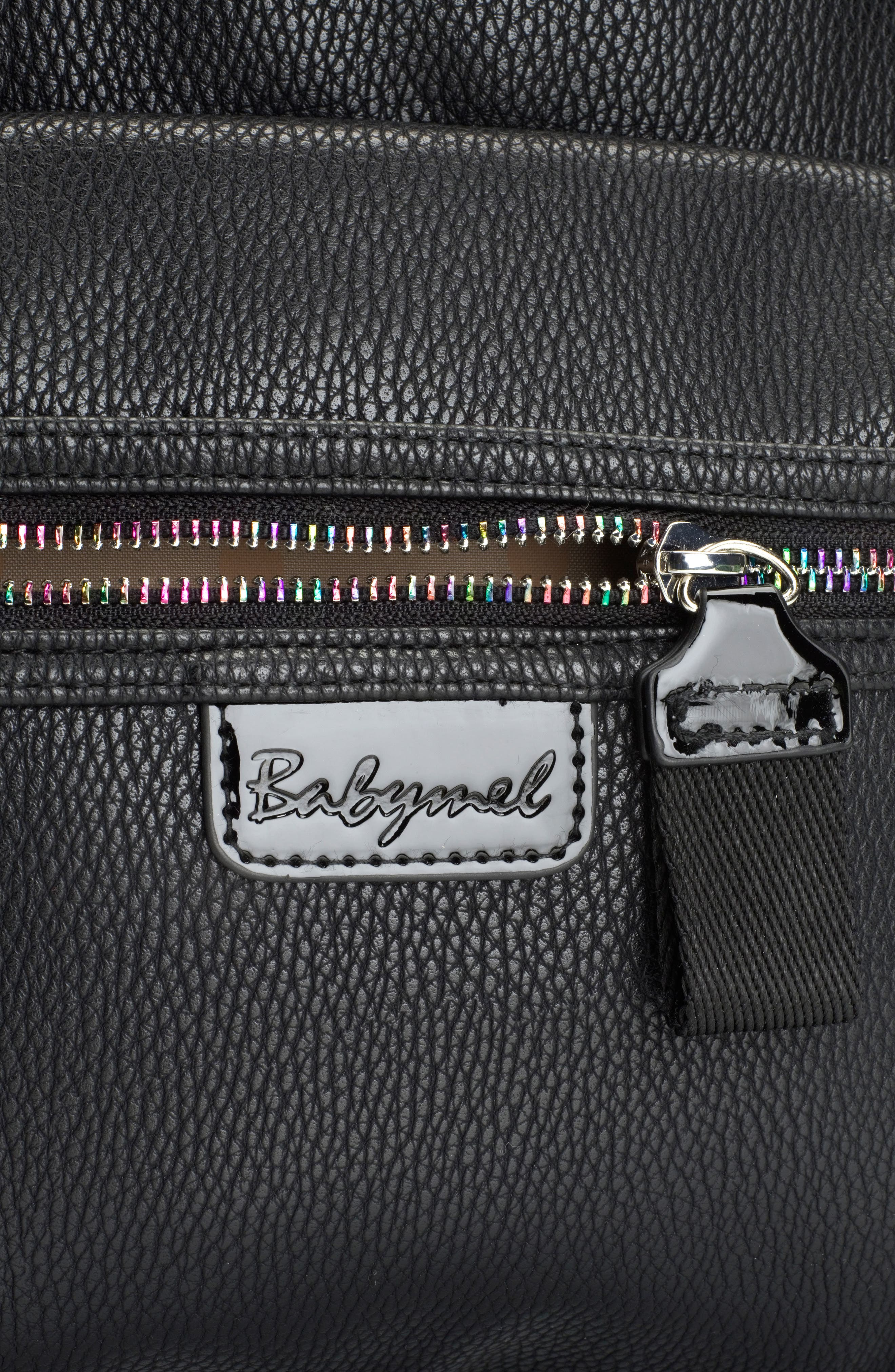 Babymel Luna Faux Leather Diaper Bag, Alternate, color, 