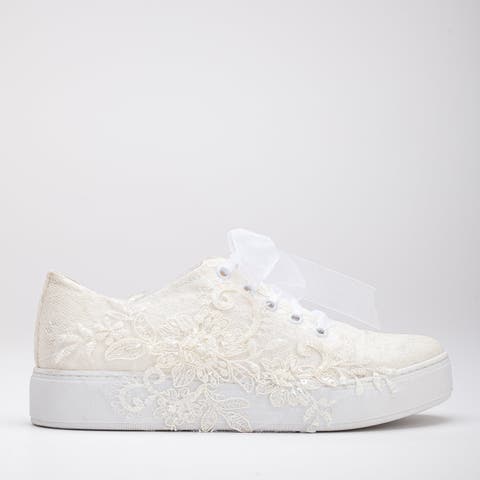 Elise Lace Bridal Sneakers