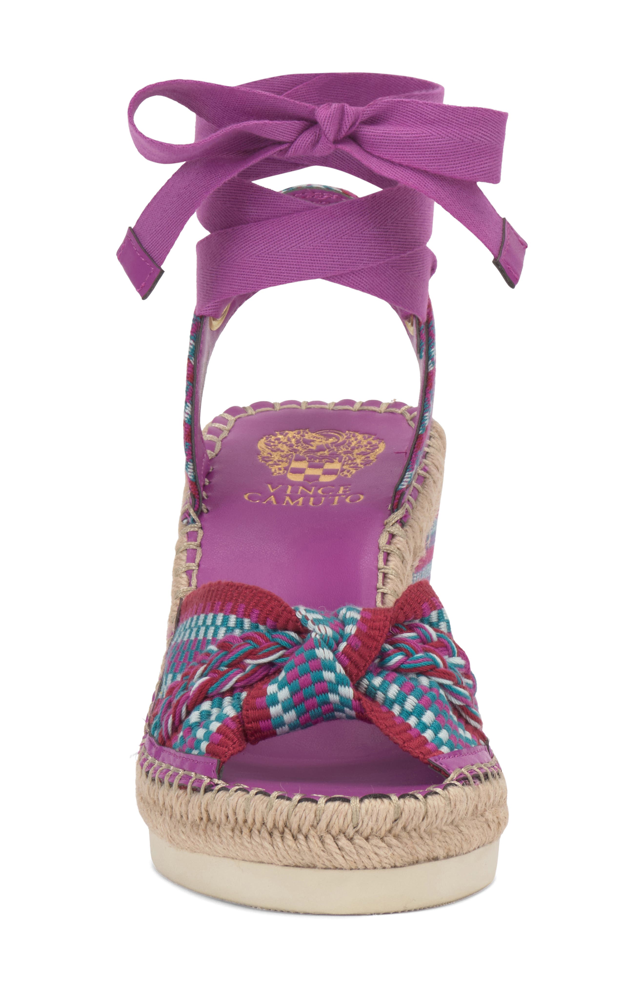 Vince Camuto Bealie Platform Wedge Sandal, Alternate, color, Orchid Multi