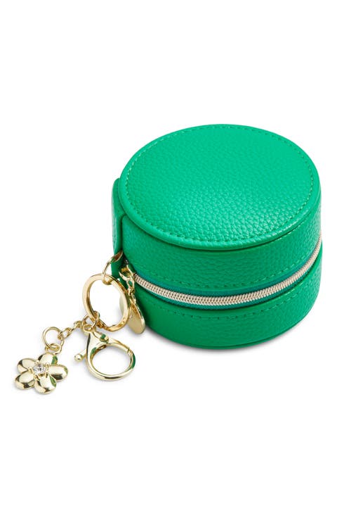 Mini Jewelry Box with Keychain Charm