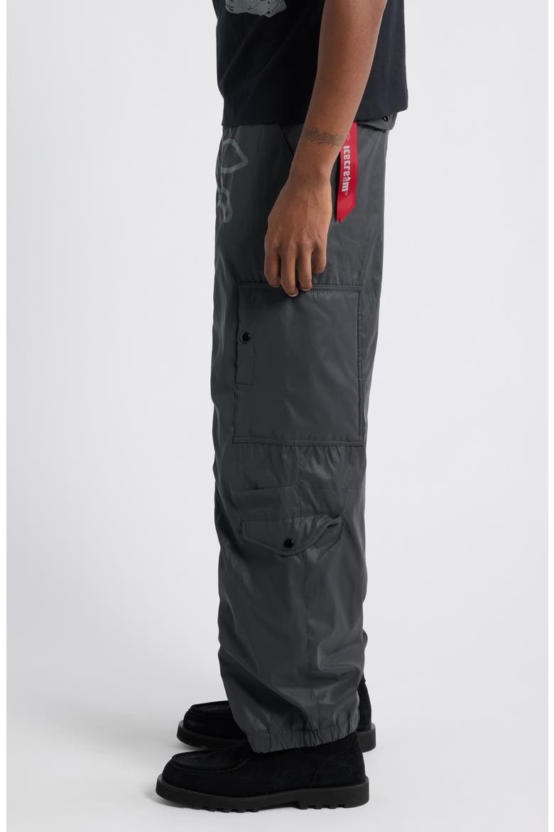 Ice Cream Patch Utility Pants, Alternate, color, BLACK