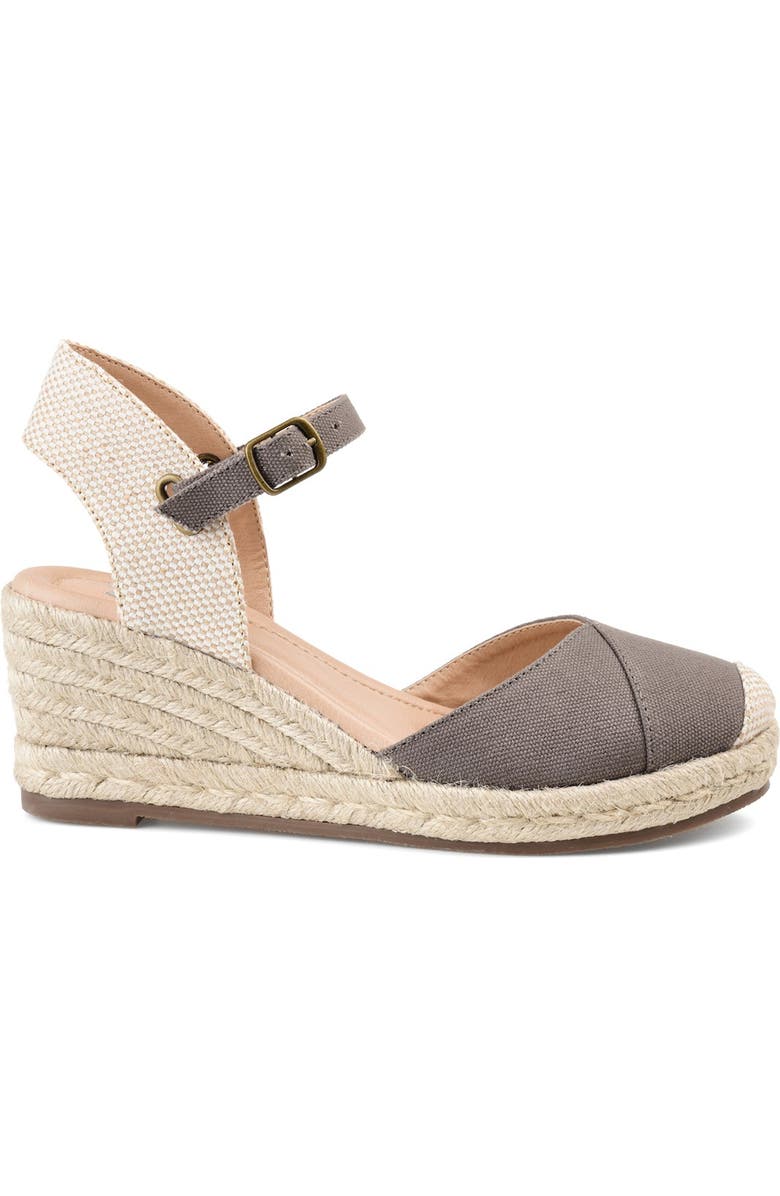 Journee Collection JOURNEE Ashlyn Wedge Pump, Alternate, color, Grey