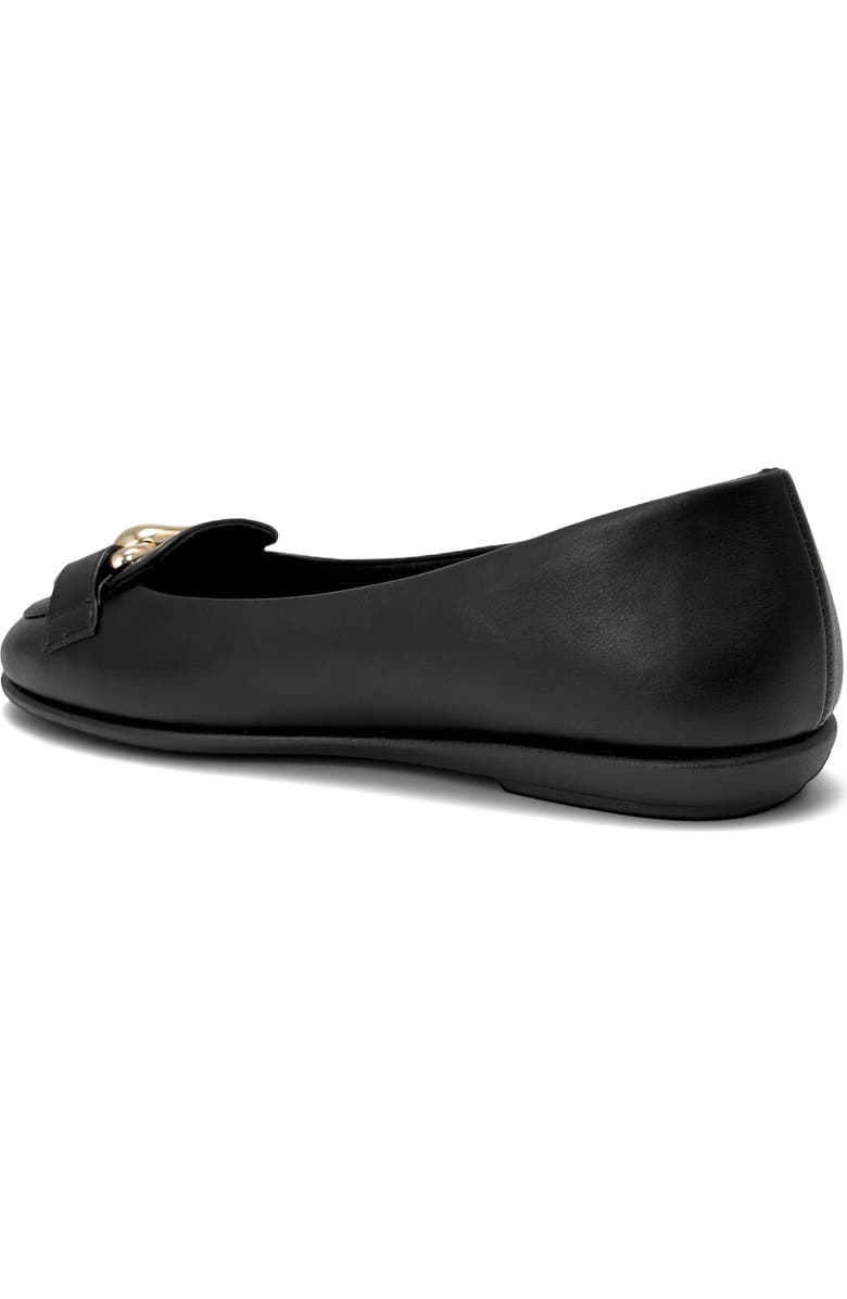 Aerosoles Bell Ballet Flat - Wide Width Available, Alternate, color, Black/ Gold