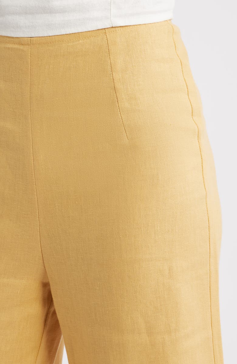 Faithfull the Brand Syna Wide Leg Linen Pants, Alternate, color, Marigold