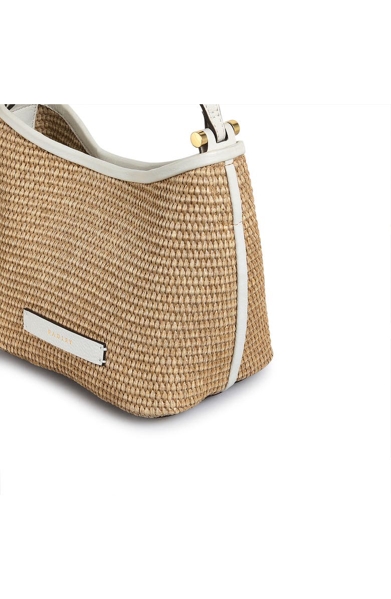 Radley Bathurst Mews - Raffia Small Open Top Satchel Bag, Alternate, color,