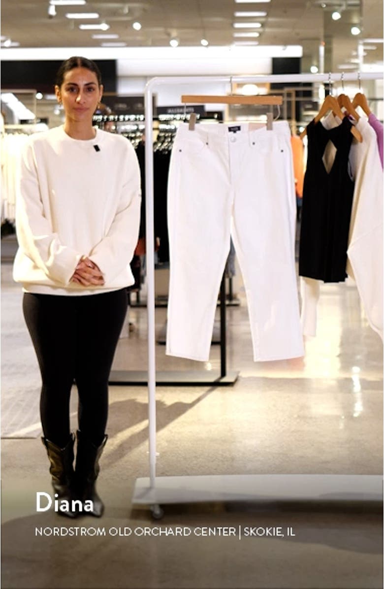 Chloe Side Slit Crop Jeans, sales video thumbnail