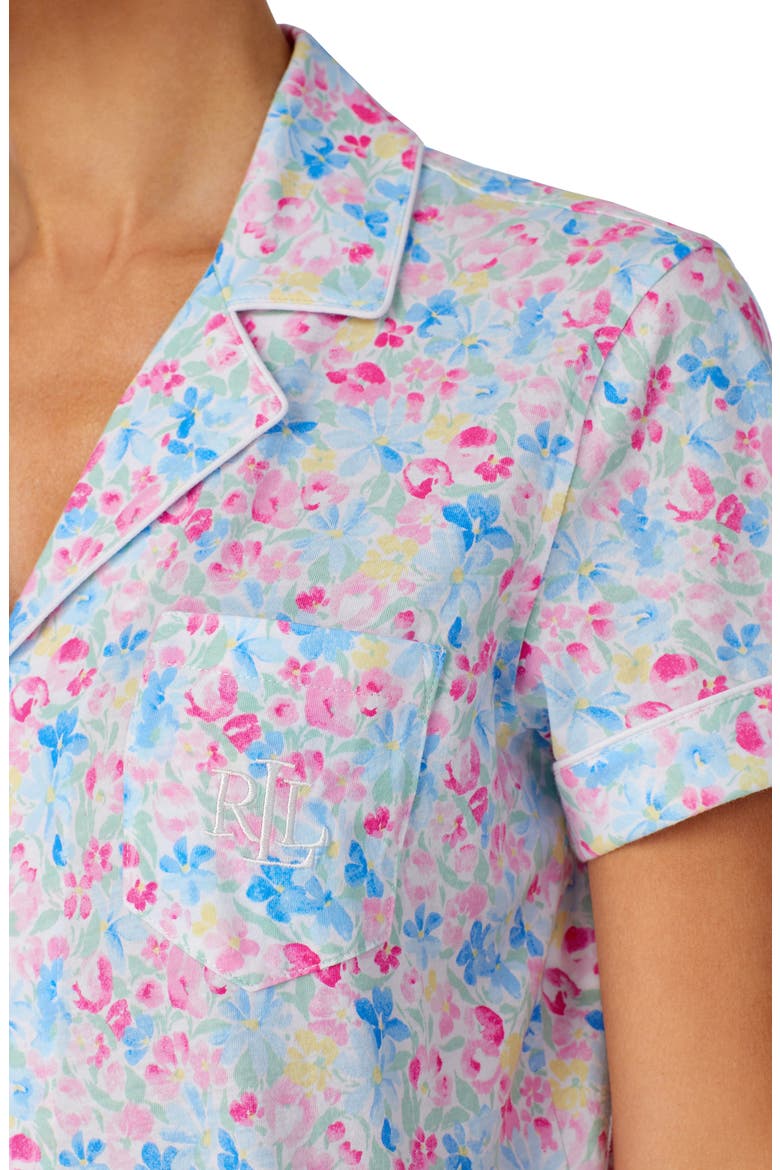 Notch Bermuda Pajamas, Alternate, color, MULTI FLORAL