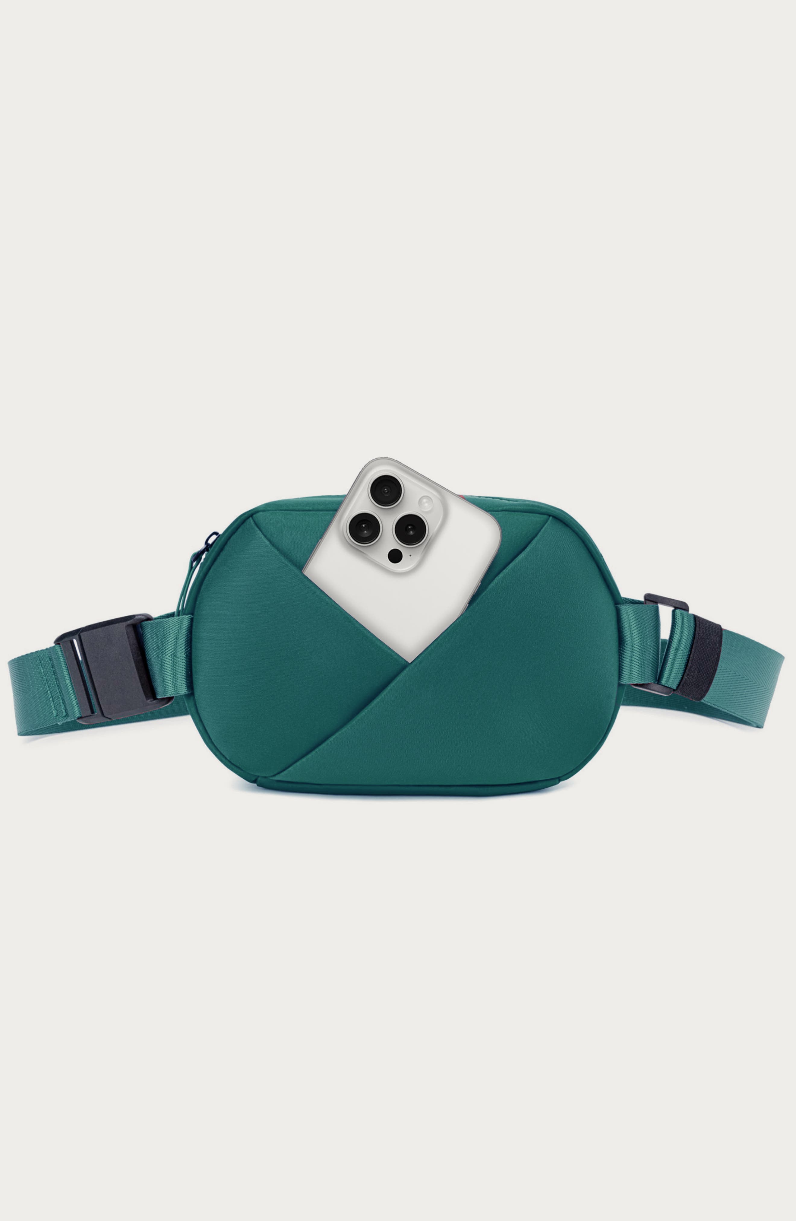 Origami Sling Bag and Belt Bag For Women, Alternate, color, Teal