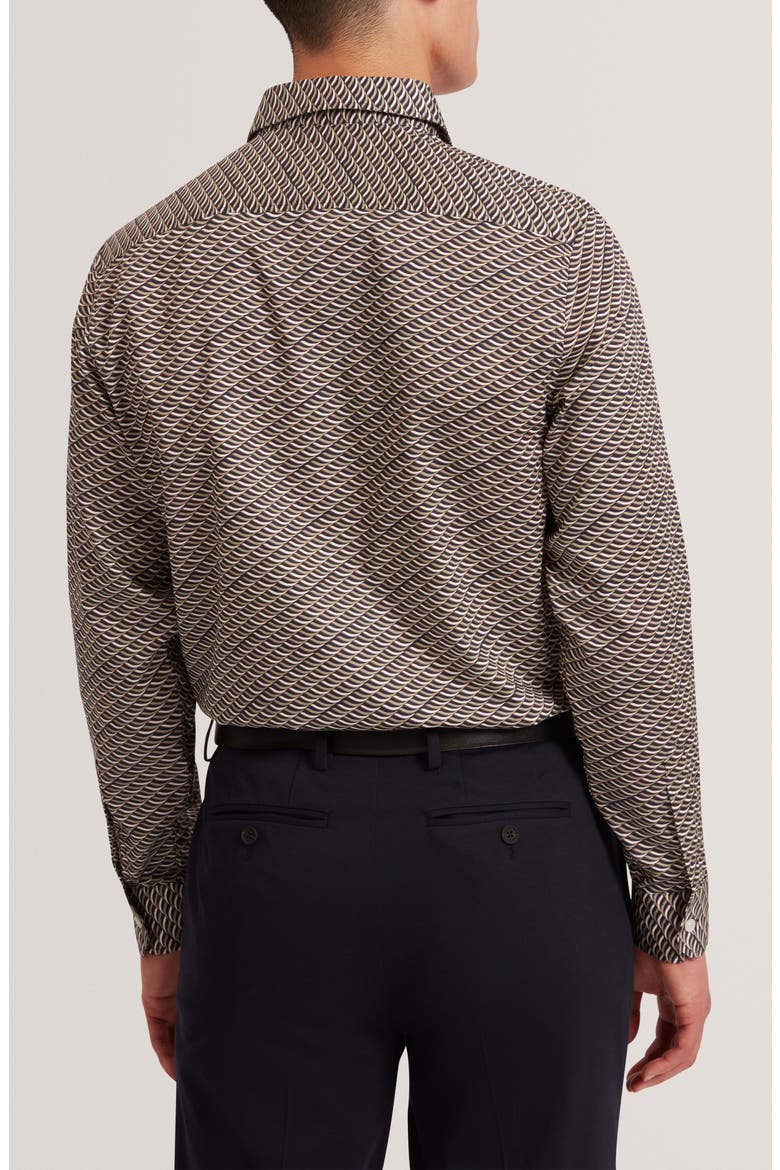 Agnar Print Cotton Button-Up Shirt, Alternate, color, MULTI COLOR