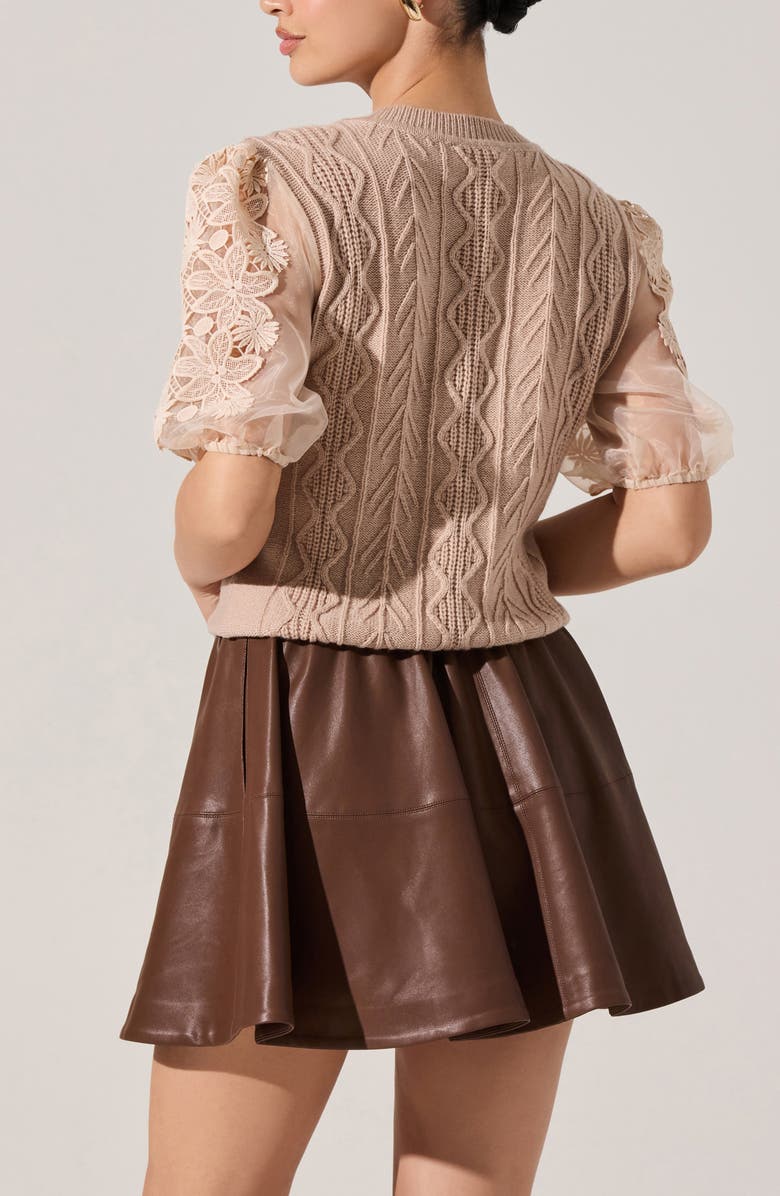 ASTR the Label Elzie Mixed Media Sweater, Alternate, color,