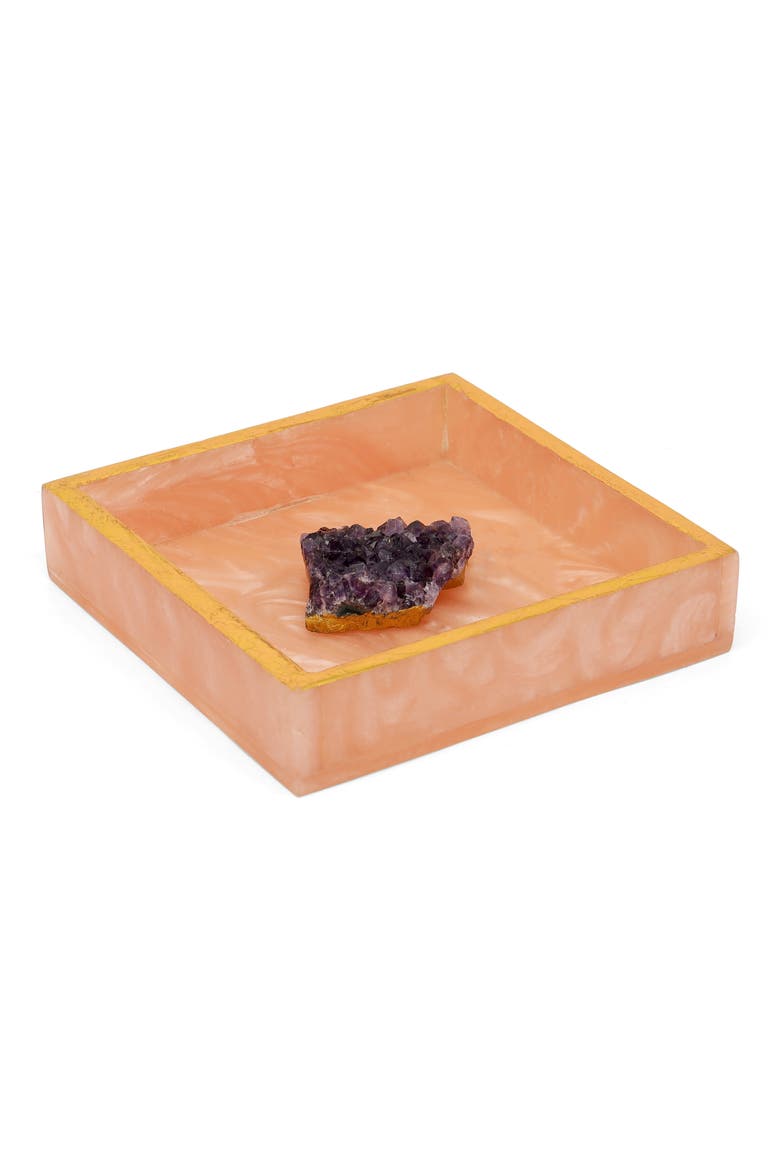 Gemstone Napkin Holder, Main, color, PINK