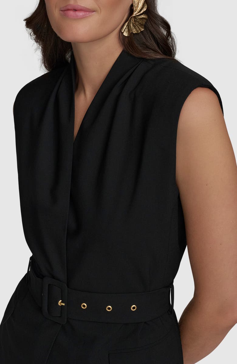 Donna Karan New York Belted Vest, Alternate, color,