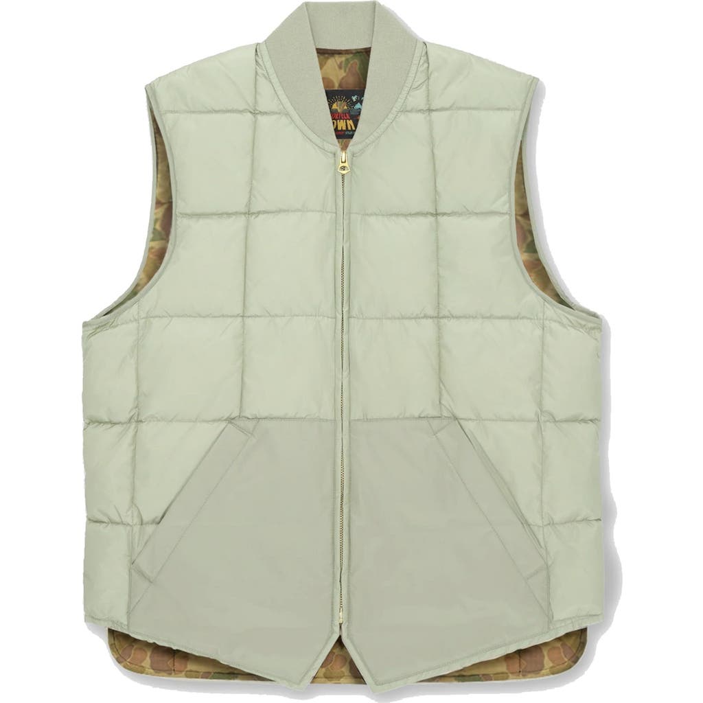 Fortela Nylon Vest2 With Camouflage Lining In Green
