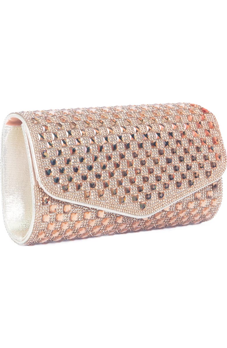 Lauren Lorraine Misha Clutch, Alternate, color, Gold