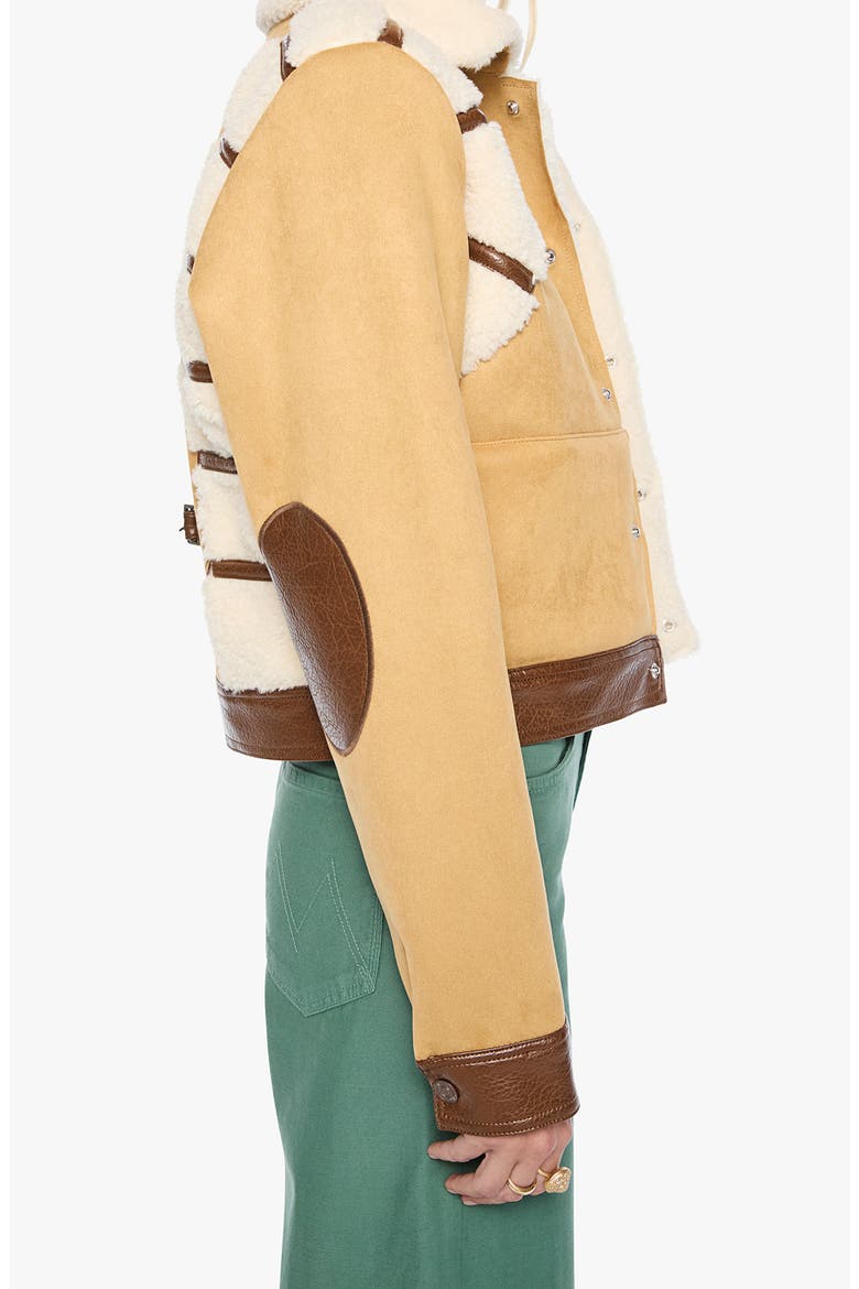 The Tripper Faux Leather & Faux Suede Puffer Jacket, Alternate, color, MIXED MEDIA