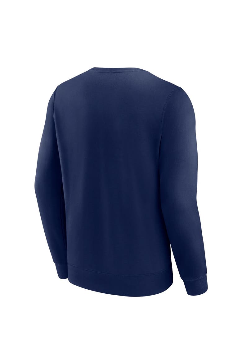 Men's Fanatics Navy Detroit Tigers Focus Fleece Pullover Sweatshirt, Alternate, color, Navy