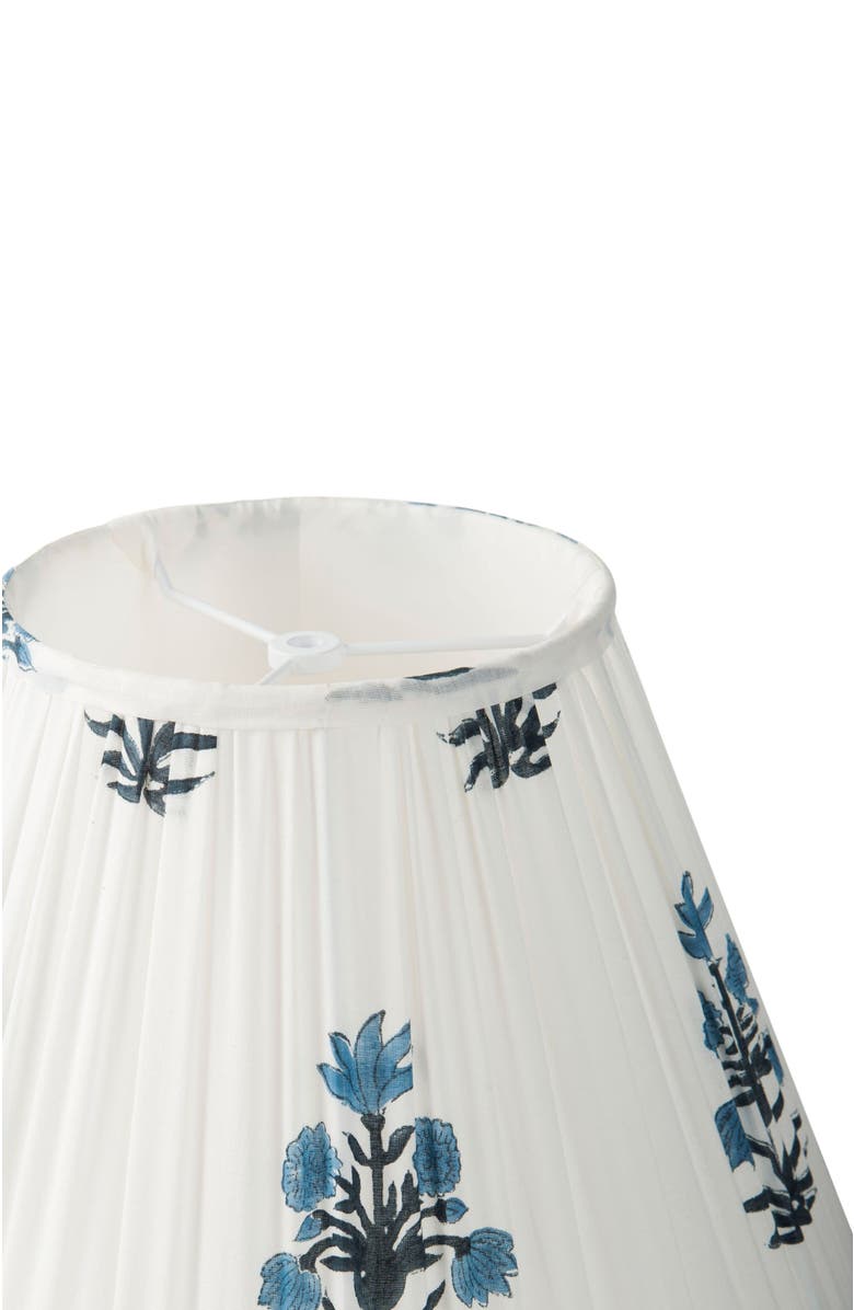 Mela Artisans Azure Blossom Lamp Shade, Alternate, color, White
