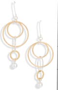 NORDSTROM RACK Circle Drop Earrings