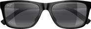 Maui Jim 57mm PolarizedPlus2® Rectangular Sunglasses