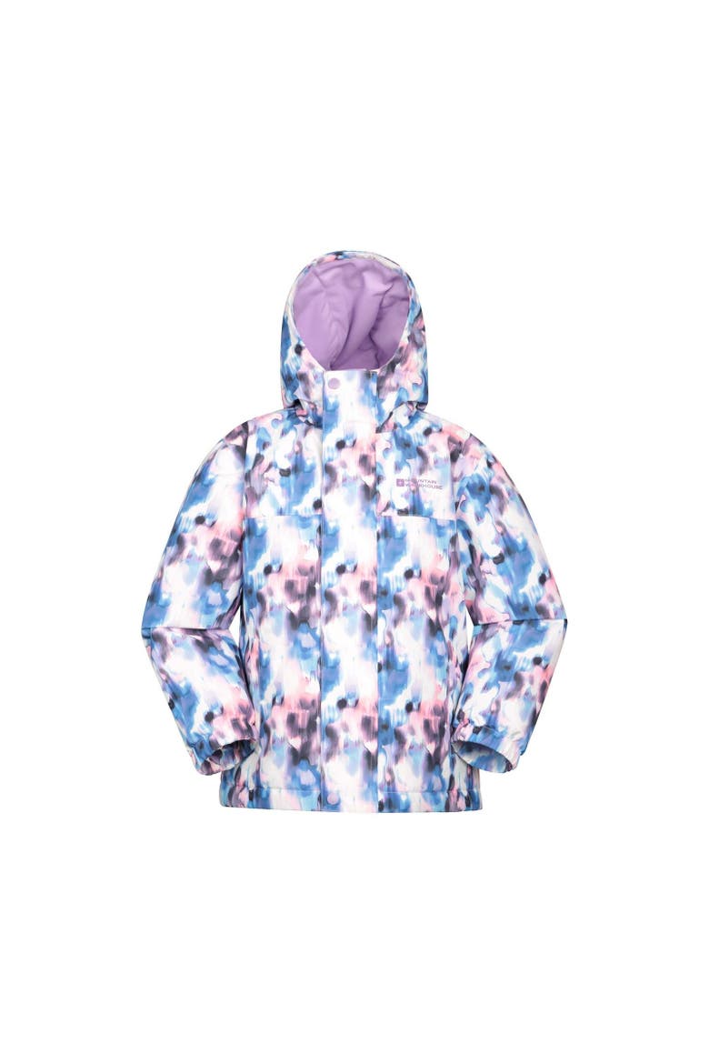 Childrens/Kids Polar Zone Printed Jacket & Salopettes Set, Main, color, Purple