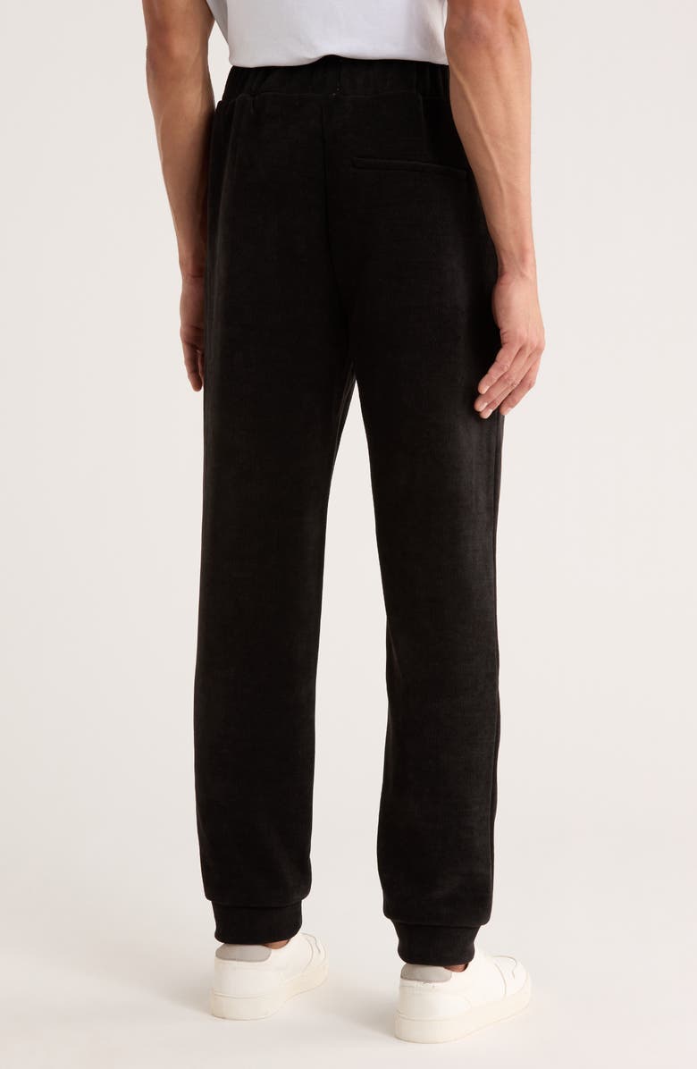 FLEECE FACTORY Plush Sueded Joggers, Alternate, color, Black