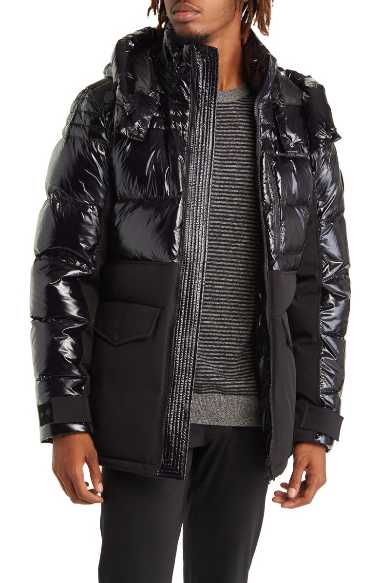 Moose Knuckles Dugald 2 Water Resistant Down Jacket, Main, color, 