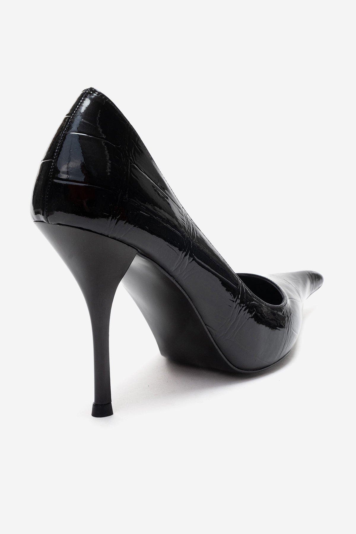 Prologue Shoes Luce Pointed Toe Stiletto Pump, Alternate, color, Black Print