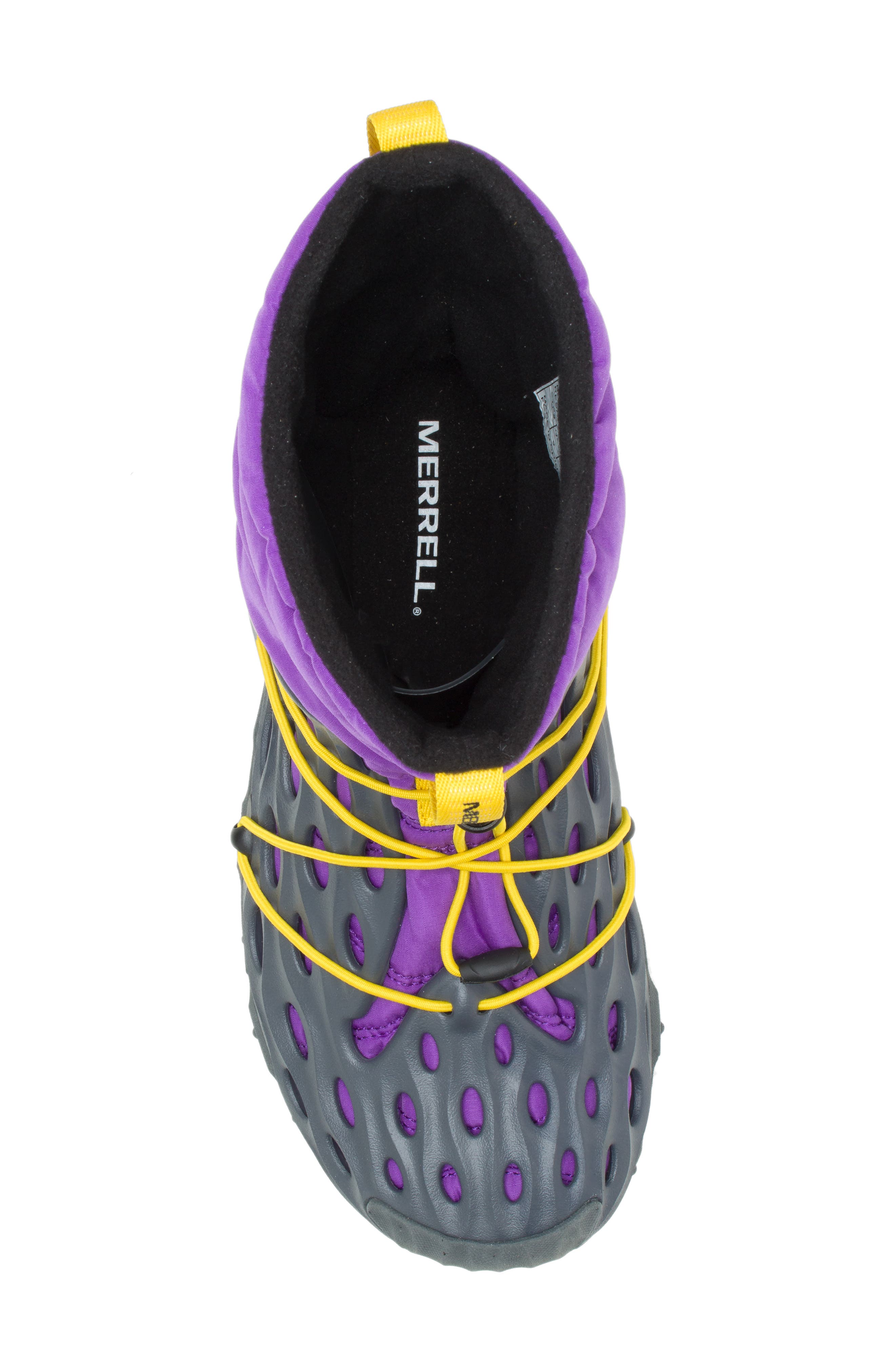 Merrell Hydro Moc AT Puff Mid 1TRL Hybrid Shoe, Alternate, color, Charcoal