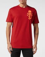 PHILIPP PLEIN T-Shirt Round Neck Skull&Bones Men