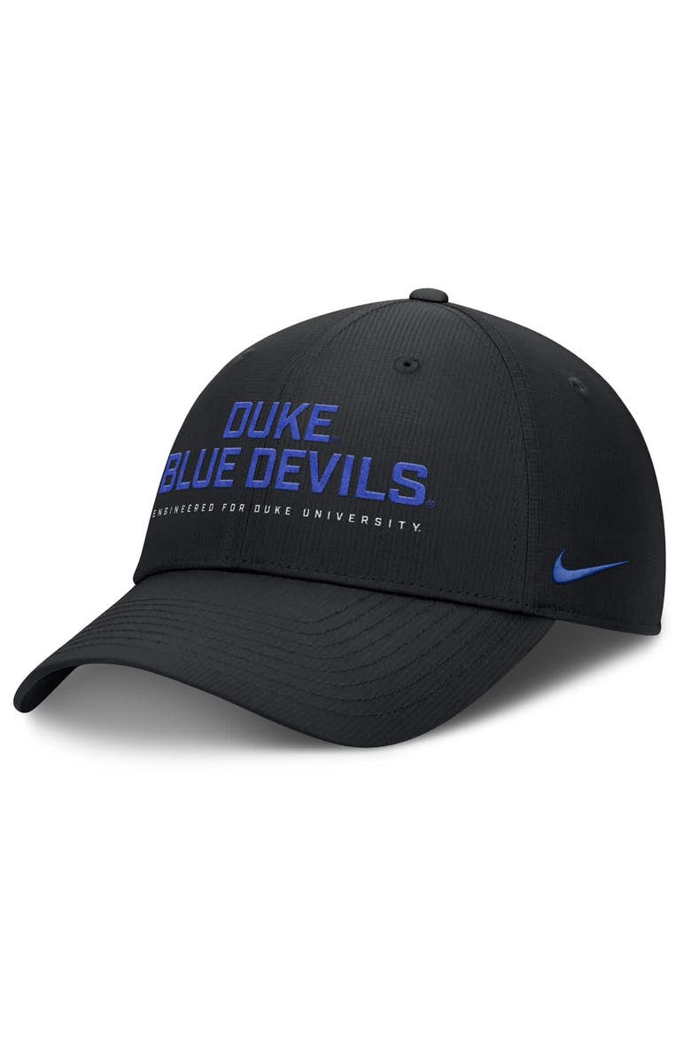 Nike Men's Nike Black Duke Blue Devils 2025 On-Field Gameday Club Adjustable Hat, Main, color, Black