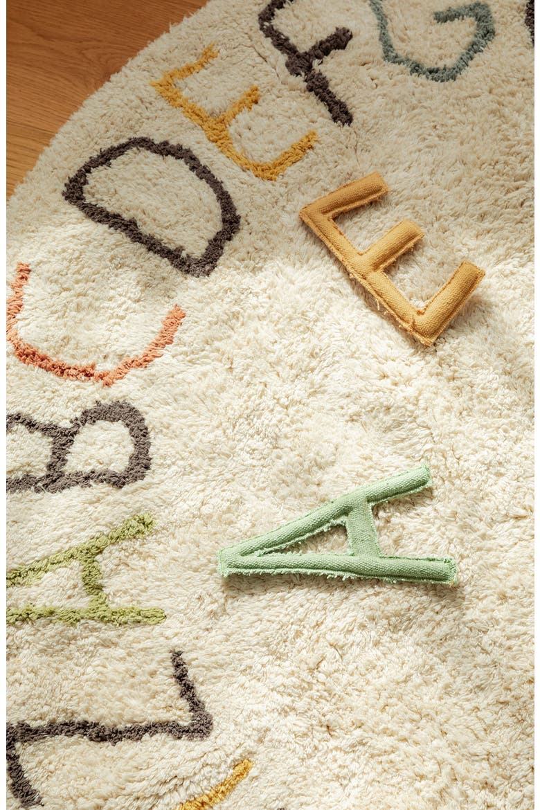 RugCycled World Map Washable Cotton Blend Rug, Alternate, color, NATURAL