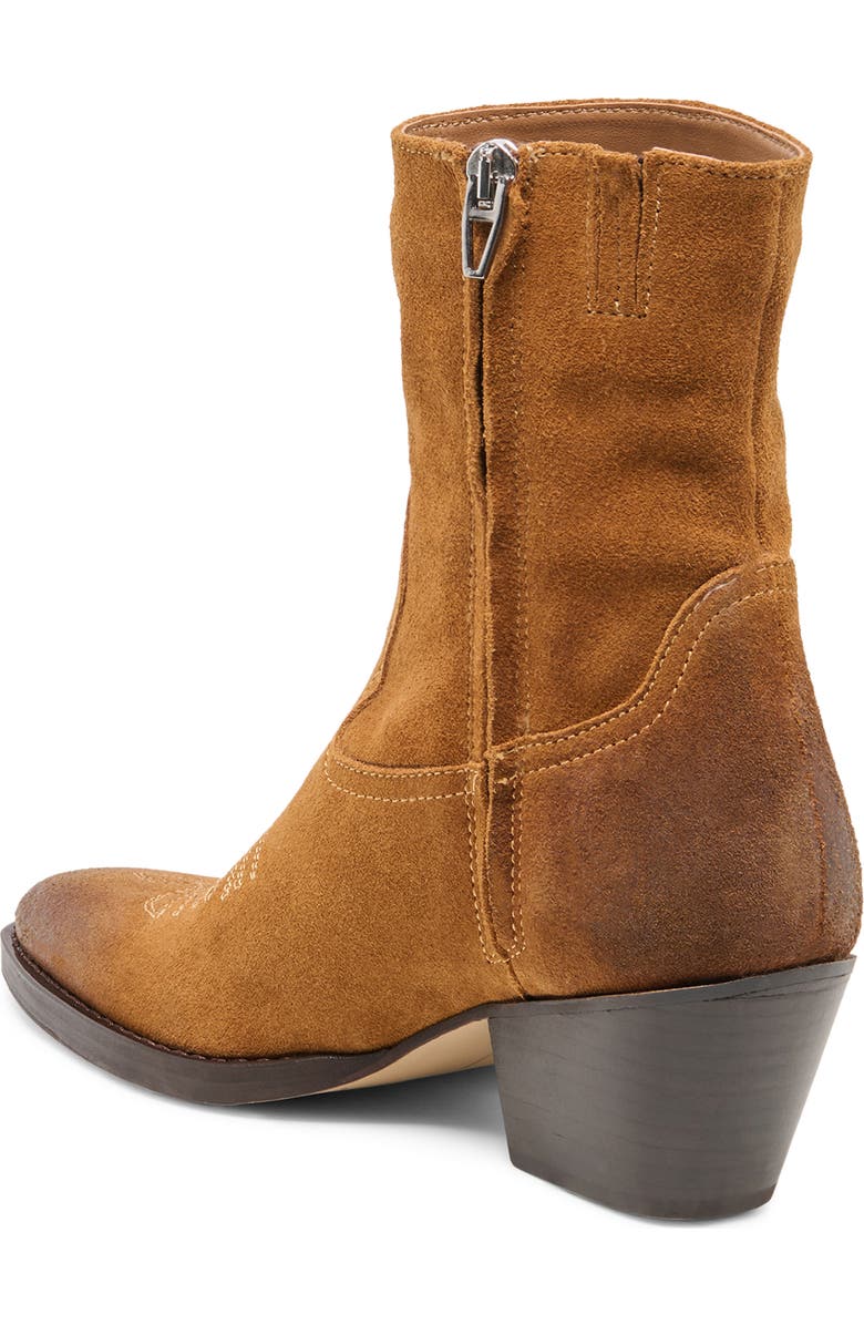 Dolce Vita Klyde Western Boot, Alternate, color, Cognac Suede