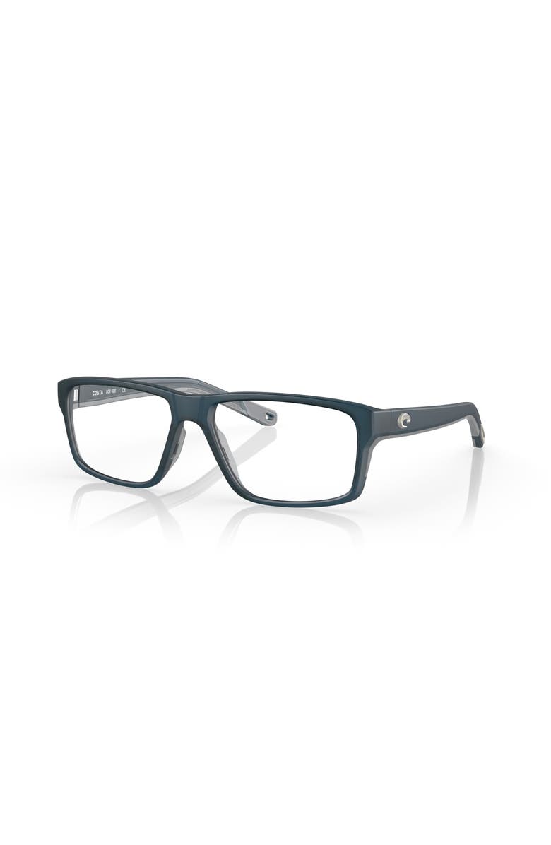 Costa 59mm Rectangle optical glasses, Main, color, Blue