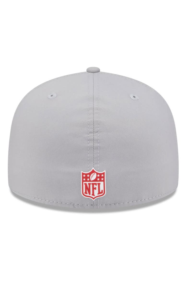 New Era Men's New Era Gray San Francisco 49ers 2025 Sideline 59FIFTY Fitted Hat, Alternate, color, Gray
