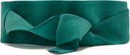 MANGO Starring Hailey Bieber Suede Cummerbund Belt