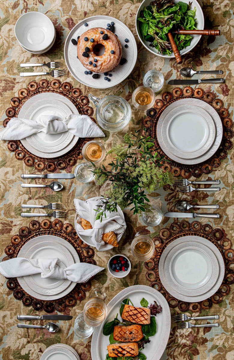 Juliska Blenheim Oak Coupe Bowl, Alternate, color, Whitewash