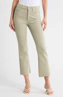 DL1961 Bridget Instasculpt™ High Rise Raw Hem Bootcut Jeans