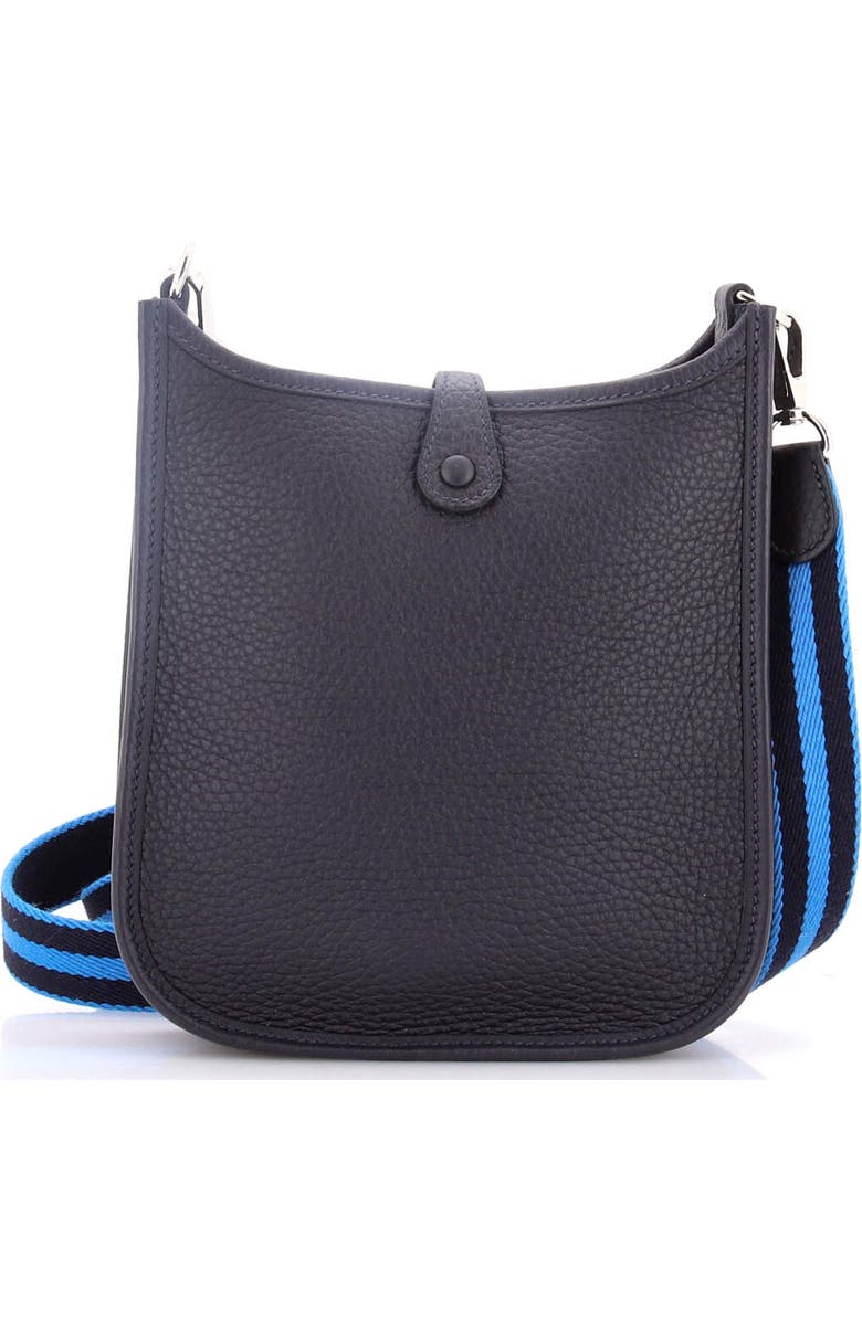 Pre-Owned Hermes Evelyne Bag Gen III Clemence TPM, Alternate, color, Bleu Nuit