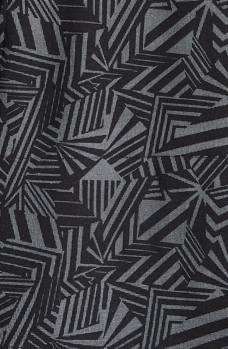 Zella Kids' Strike Fleece Pullover Hoodie, Alternate, color, Black Dazzle Print