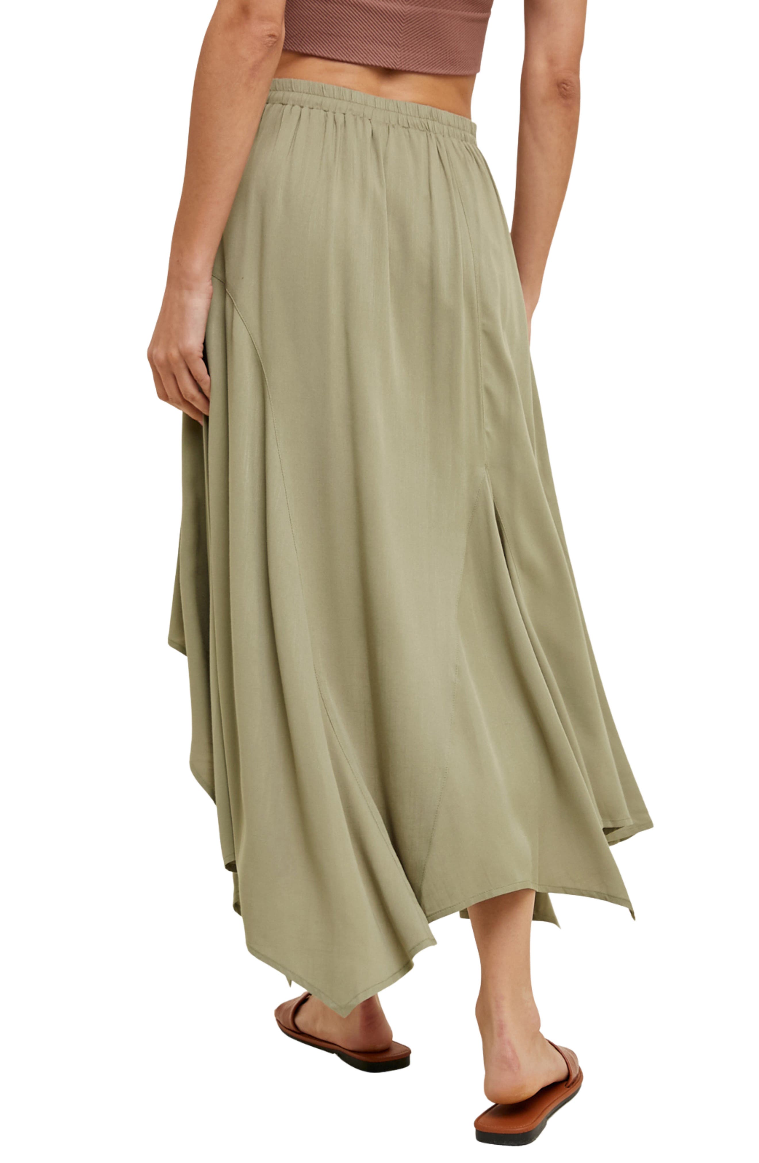 Asymmetric Midi Skirt - image 4