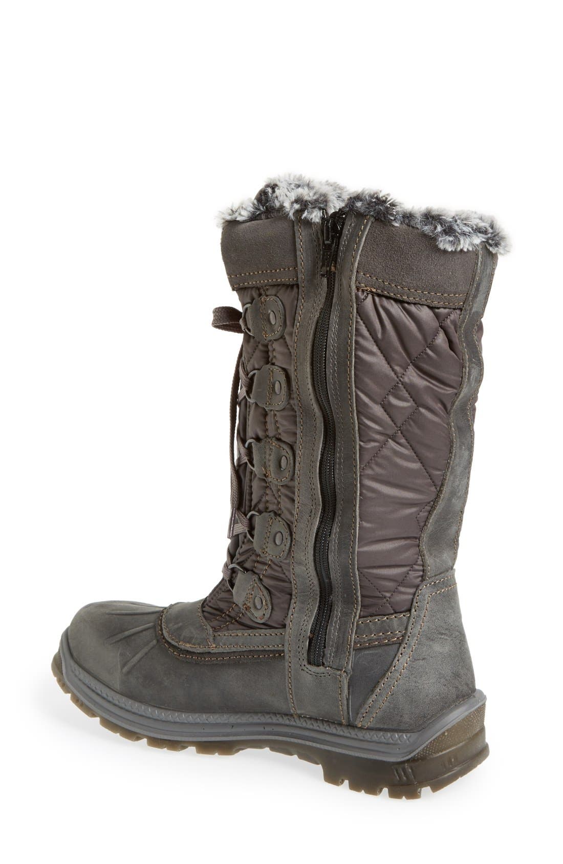 'Mulino' Waterproof Boot, Alternate, color, CHARCOAL