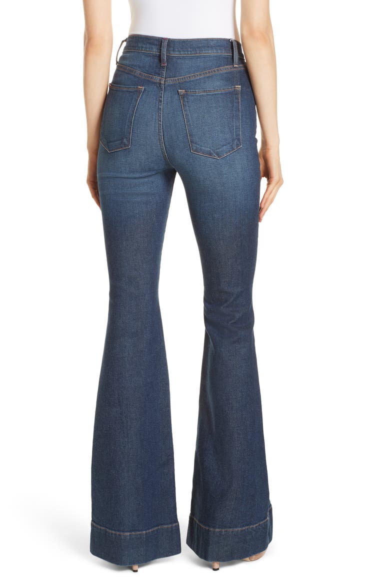 Beautiful High Waist Bell Bottom Jeans, Alternate, color, SO CLEVER