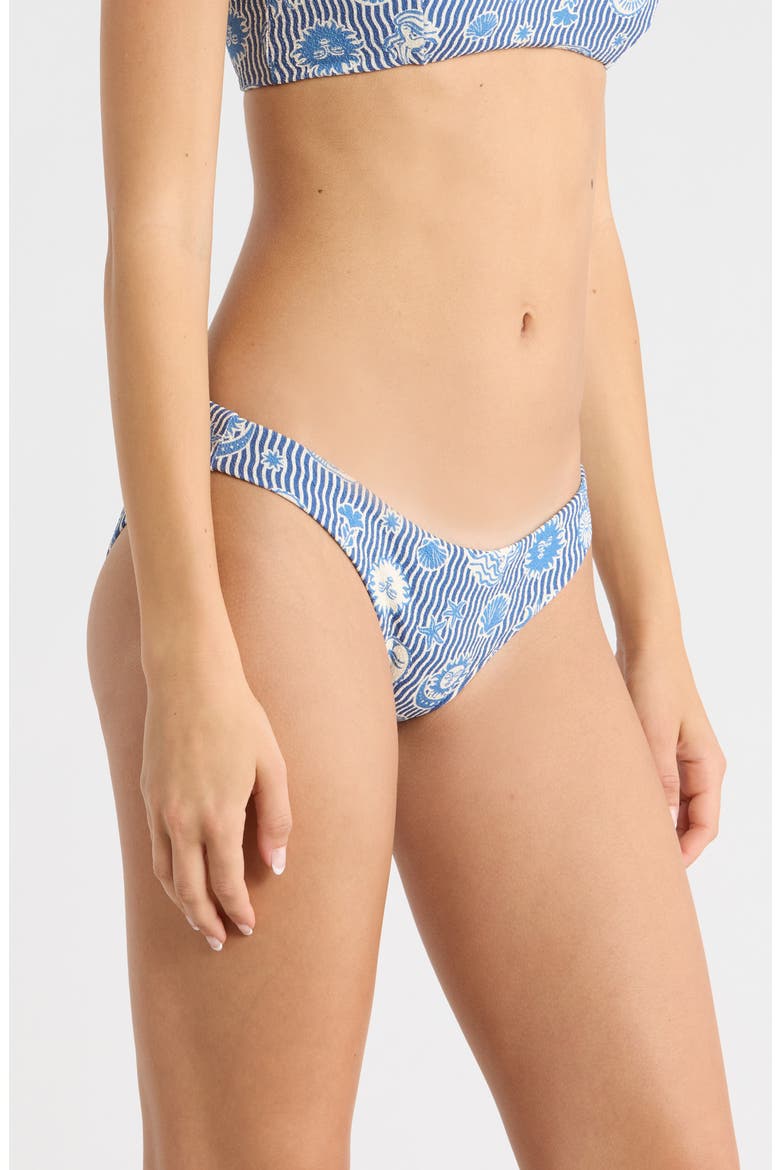 Catalina Waves Bikini Bottoms, Alternate, color, VINTAGE BLUE