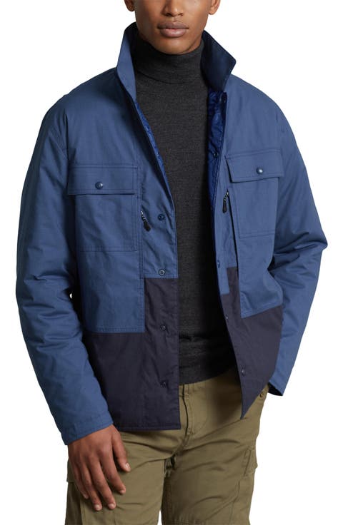 James Reversible Ripstop Quilted Shirt Jacket